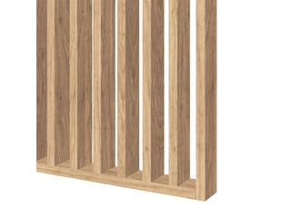 Obrázek 1 produktu Stěna lamelová dub světlý, 65x580x2750mm, montážní příslušenství součastí balení