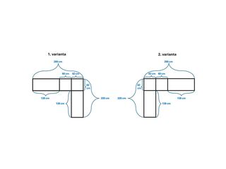 Obrázek 7 produktu Souprava rohová hliníková ROTTERDAM