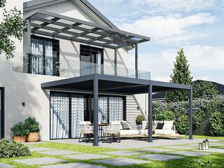 Obrázek 10 produktu Pergola bioklimatická INTRO DUO 6 x 4 m, hliník - do stěny