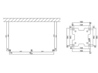 Obrázek 11 produktu Pergola bioklimatická INTRO DUO 6 x 4 m, hliník - do stěny