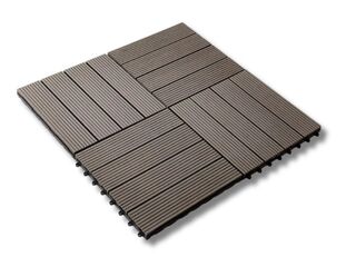 Obrázek 1 produktu Dlaždice terasová WPC Guttadeck, light grey, 23x300x300mm