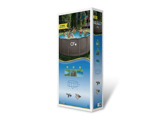 Obrázek 2 produktu Bazén CF FRAME ratan - 366 x 132 cm