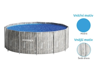 Obrázek 3 produktu Bazén Florida 3,66 x 1,22 m ŠEDÉ DŘEVO se skimmerem