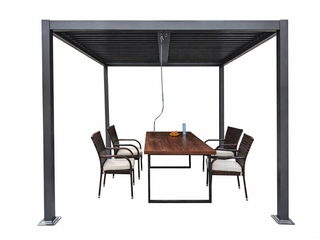 Obrázek 1 produktu Pergola bioklimatická MARIMEX 3X3m, hliník ocel