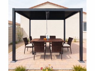 Obrázek 2 produktu Pergola bioklimatická MARIMEX 3X3m, hliník ocel