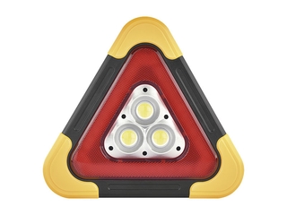 Obrázek 1 produktu Trojúhelník varovný nabíjecí, LED COB 350lm, 1800 mAh/3,7 V