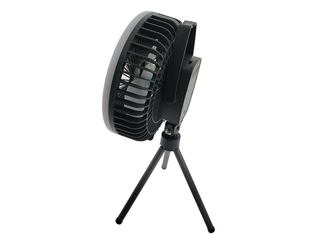 Obrázek 2 produktu Stolní ventilátor nabíjecí USB + světlo, šedá