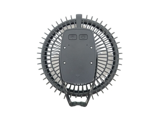 Obrázek 4 produktu Stolní ventilátor nabíjecí USB + světlo, šedá