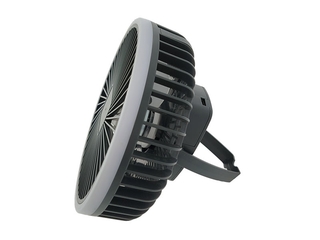 Obrázek 5 produktu Stolní ventilátor nabíjecí USB + světlo, šedá