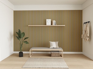 Obrázek 2 produktu Panel obkladový akustický dub natura, 21x287x2600mm, bal.0,746m2