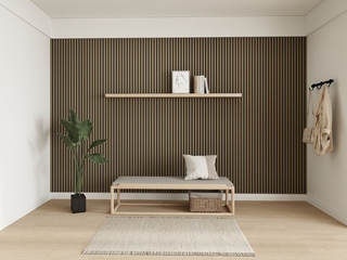 Obrázek 2 produktu Panel obkladový akustický ořech, 21x287x2600mm, bal.0,746m2