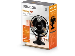 Obrázek 5 produktu Ventilátor stolní SFE 2311BK černý SENCOR
