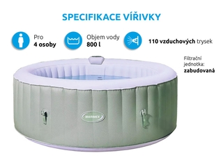 Obrázek 3 produktu Bazén vířivý MARIMEX AQUAMAR 4881 -zelený kruh pro 4