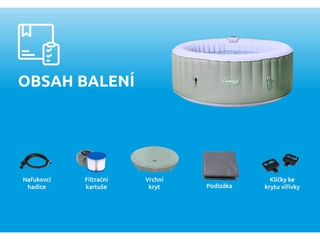Obrázek 9 produktu Bazén vířivý MARIMEX AQUAMAR 4881 -zelený kruh pro 4