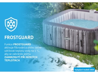Obrázek 16 produktu Bazén vířivý MARIMEX AQUAMAR P6002 - laminované PVC šedé dřevo- čtverec pro 4-6 osob