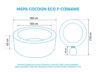 Obrázek 11 produktu Bazén vířivý MSPA COCOON-ECO F-CO066WE