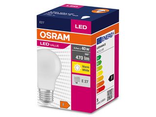 Obrázek 1 produktu Žárovka LED VAL CLA40 6W/827 FR E27 10x1