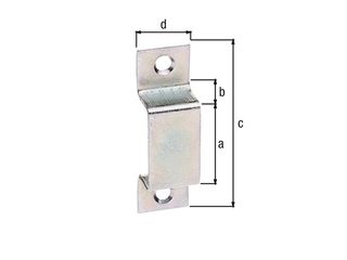 Obrázek 1 produktu Poutko k zástrči hranaté 25x12 mm 2 ks