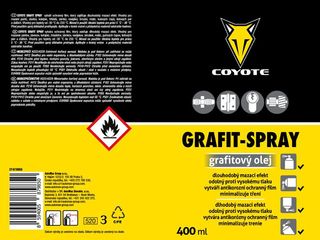 Obrázek 1 produktu Spray Grafit 400 ml COYOTE