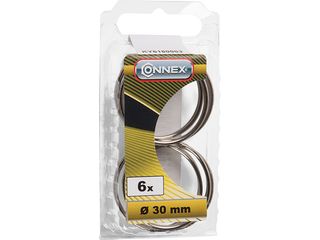 Obrázek 1 produktu Kroužek na klíče poniklovaný 30 mm