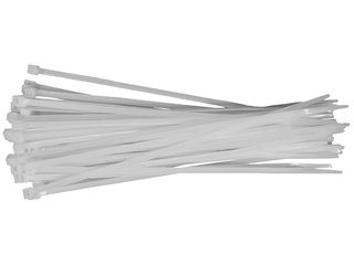 Obrázek 1 produktu Pásky stahovací kabelové, 50 ks 4,8x250mm bílý