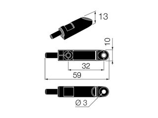 Obrázek 1 produktu Tlumič dovírání dvířek, Black Edition, 5ks