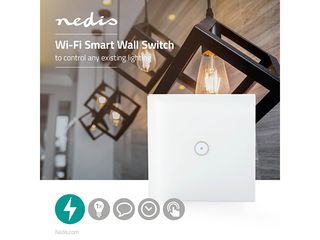 Obrázek 7 produktu Vypínač nástěnný jednoduchý, SmartLife, Android™ / IOS / Sklo