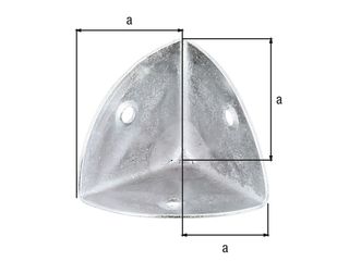 Obrázek 1 produktu Roh ochranný ocel bednový, 35 x 35 mm, pozink