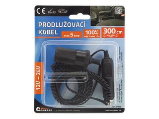 Obrázek 3 produktu Kabel prodlužovací 12/24V 5A 3m