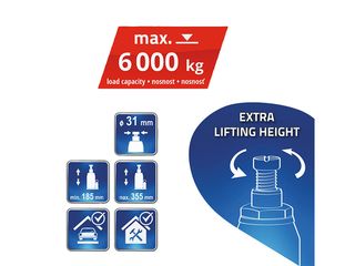 Obrázek 5 produktu Hever hydraulický 6 t TÜV, GS