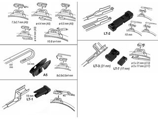 Obrázek 2 produktu Stěrač FLAT MULTI 300mm DBB