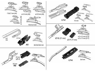 Obrázek 3 produktu Stěrač FLAT MULTI 330mm DBB