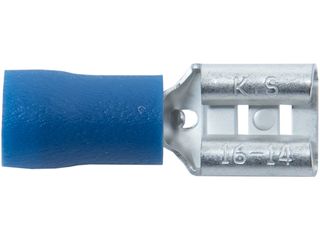 Obrázek 3 produktu Sada plochých konektorů 6,3mm 15ks,modré
