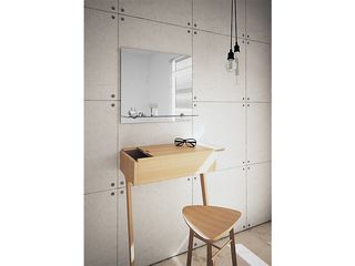 Obrázek 1 produktu Zrcadlo s poličkou D 55x50 cm