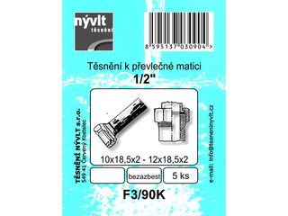 Obrázek 2 produktu Těsnění bezazbest k PřiP.wc1/2, 12x18x2