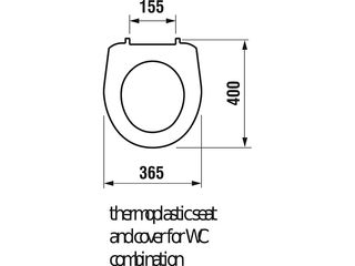 Obrázek 1 produktu Sedátko WC JIKA Lyra Plus, pro kombi, plast úchyty, bílé