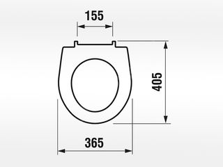 Obrázek 1 produktu Sedátko WC JIKA Lyra Plus, pro kombi, nerez úchyty, bílé