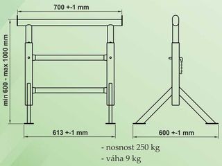 Obrázek 1 produktu Koza lešenářská 700mm