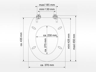 Obrázek 5 produktu WC sedátko Oáza MDF, soft-close