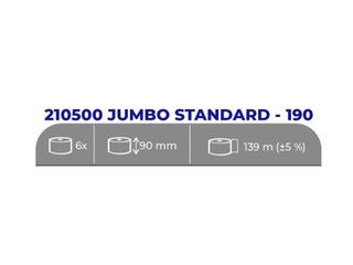 Obrázek 1 produktu Papír toaletní JUMBO 190 C