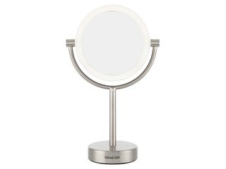 Obrázek 1 produktu Zrcátko kosmetické Sencor pr. 18 cm, podsvícení LED, nerez