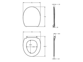 Obrázek 3 produktu Sedátko WC Padající list, Soft-close, duroplast