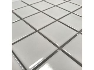 Obrázek 2 produktu Mozaika keramická lesklá bílá 48x48mm/306x306x6mm