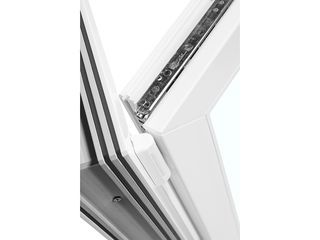 Obrázek 2 produktu Okno plastové EKOSUN 6 bílé, OS1A 50x62 L, 2sklo, 6kom/81mm (vč. kliky)