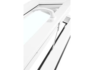 Obrázek 5 produktu Okno plastové EKOSUN 6 bílé, OS1A 120x120 L, 2sklo, 6kom/81mm (vč. kliky)