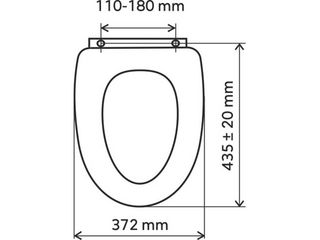 Obrázek 1 produktu WC sedátko MDF s potiskem beton, Soft Close, sv.šedé