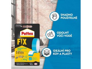 Obrázek 1 produktu Pattex páska Super fix 1,5 m x 19 mm