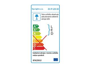 Obrázek 1 produktu Svítidlo průmyslové LED IP65 20W, 1800lm, 4000K, propojitelné do řad