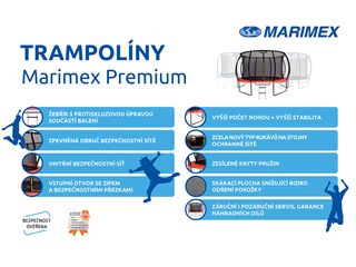 Obrázek 3 produktu Trampolína Marimex Premium 305 cm