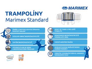 Obrázek 2 produktu Trampolína Marimex Standard 366 cm